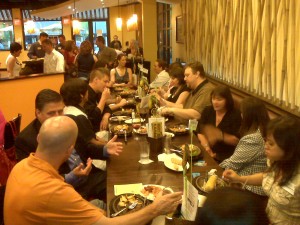 After the TweetUp, most Tweeps stayed to dine!
