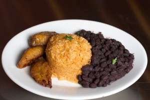 Plaintains, Rice, and Black Beans